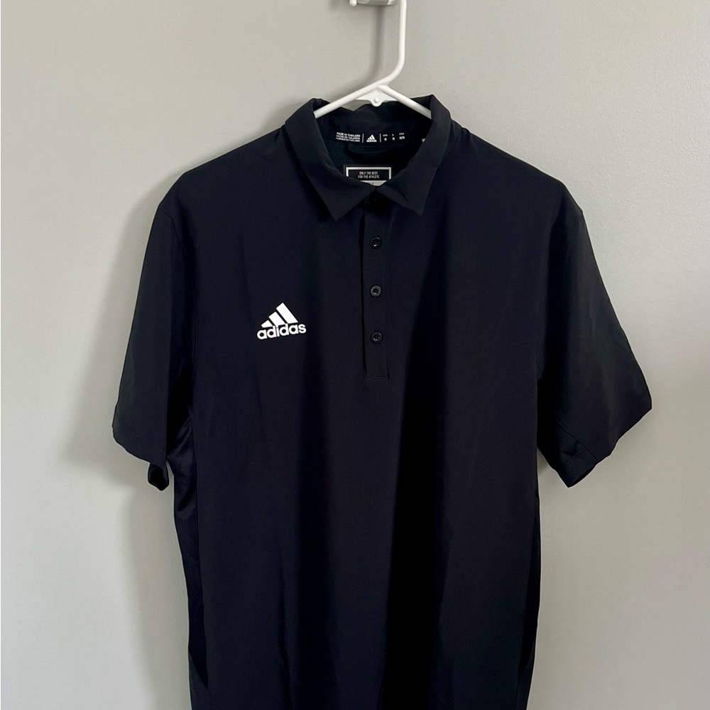 Adidas Men's Black Polo Shirt
